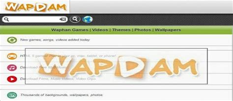 www. wapdam. com|Wapdam: free videos, music, apps, games, downloads